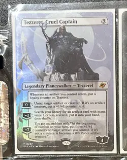 Tezzeret, Cruel Captain Borderless Foil - Edge of Eternity - Image 2