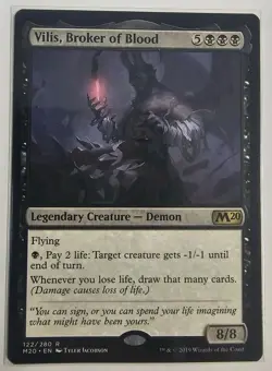 Mtg - Vilis, Broker of Blood - Core Set 2020 (M20) - Rare - NM - Image 2