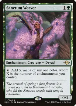 MTG Sanctum Weaver ** Modern Horizons 2 ** English (NM) - Image 1