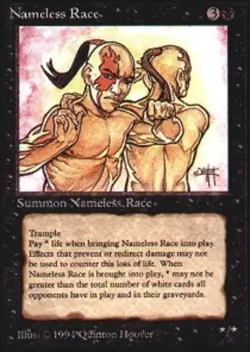 1x Nameless Race Heavy Play MTG Magic - Kid Icarus - - Image 1