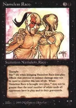 1x Nameless Race Heavy Play MTG Magic - Kid Icarus - - Image 2
