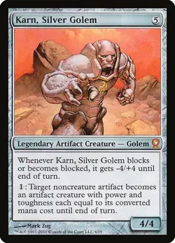 Karn, Silver Golem - Foil From the Vault: Relics NM MTG - Image 2