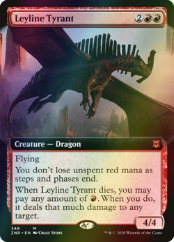 MTG Leyline Tyrant Extended Art Foil ** Zendikar Rising ** English (NM) - Image 3