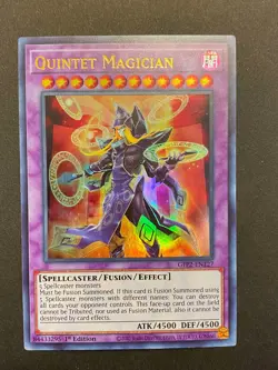 Quintet Magician GFP2-EN127 1st Edition Ultra Rare Near Mint Yugioh Card - Image 11