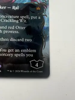 Ral Crackling Wit Borderless Raised Foil Bloomburrow #353 NM Magic The Gathering - Image 4