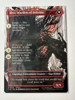 Clive, Ifrit's Dominant Borderless Final Fantasy Magic The Gathering - Image 2