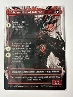 Clive, Ifrit's Dominant Borderless Final Fantasy Magic The Gathering - Image 4