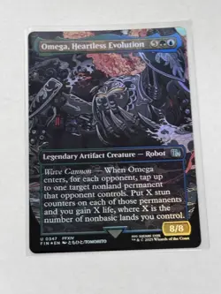 Omega, Heartless Evolution Borderless FINAL FANTASY Foil #347 - Image 2