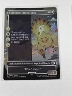 Summon: Choco/Mog Borderless FINAL FANTASY Foil #358 - Image 2
