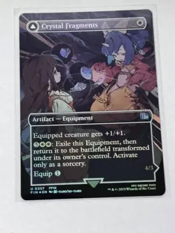 Crystal Fragments Borderless FINAL FANTASY Foil #357 - Image 1