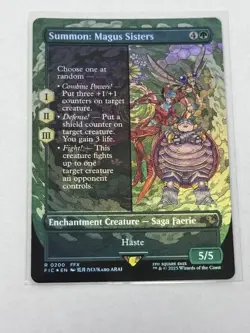 Summon: Magus Sisters Borderless FINAL FANTASY Foil #200 - Image 1
