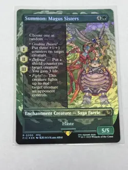 Summon: Magus Sisters Borderless FINAL FANTASY Foil #200 - Image 2
