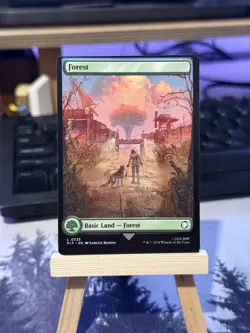 🎉 Minor Miscut - Fallout Forest - MTG Magic the Gathering Oddity Error - Image 3