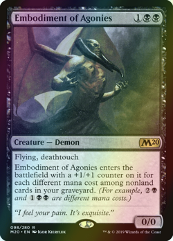 MTG Embodiment of Agonies Foil ** Core Set 2020 ** English (NM) - Image 3