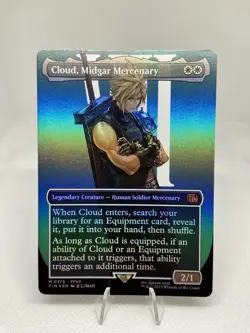 Cloud, Midgar Mercenary (Borderless) Final Fantasy Foil - Image 1