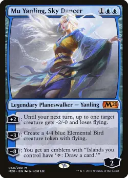 MTG Mu Yanling, Sky Dancer ** Core Set 2020 ** English (NM) - Image 3