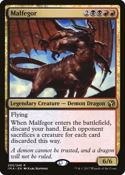MTG Malfegor ** Iconic Masters ** English (NM) - Image 1
