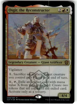 x1 Osgir, the Reconstructor - Foil M MTG Commander 2021 M/NM, English - Image 1