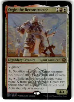 x1 Osgir, the Reconstructor - Foil M MTG Commander 2021 M/NM, English - Image 3