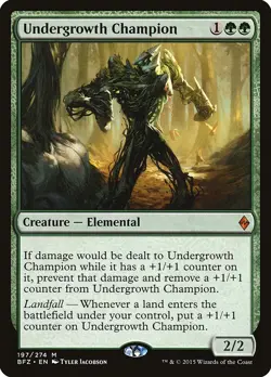 MTG Undergrowth Champion ** Battle for Zendikar ** English (LP) - Image 1