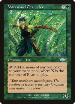 MTG Wirewood Channeler ** Legions ** English (LP) - Image 1