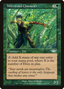 MTG Wirewood Channeler ** Legions ** English (LP) - Image 3