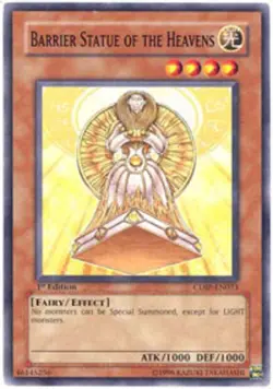 Yugioh! LP Barrier Statue of the Heavens - CDIP-EN023 - Common - 1st Edition Lig - Image 1