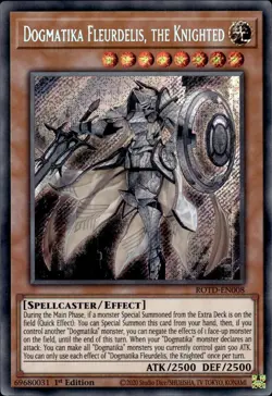 Dogmatika Fleurdelis, The Knighted - Secret Rare 1st Ed. ROTD-EN008 NM YuGiOh - Image 3