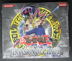 Yugioh Invasion of Chaos 1st Edition Booster Box Konami - Image 1