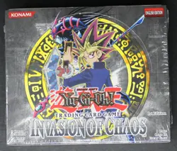 Yugioh Invasion of Chaos 1st Edition Booster Box Konami - Image 8