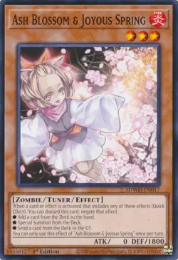 Ash Blossom & Joyous Spring SDWD-EN017 Structure Deck: Blue-Eyes White Destiny 1st Edition - Image 1