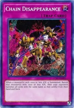 Lightly Played Chain Disappearance - LCKC-EN094 - Secret Rare - Unlimited Editio - Image 2