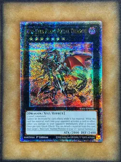 Yugioh Red-Eyes Flare Metal Dragon RA01-EN038 Quarter Century Rare 1st Ed NM - Image 2