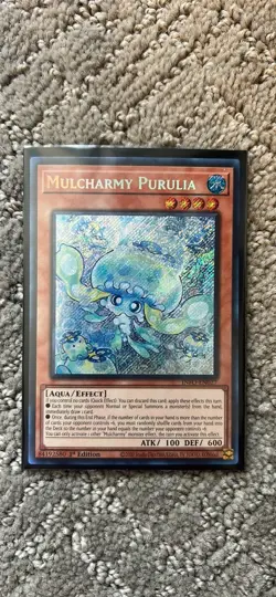 Yu-Gi-Oh Mulcharmy Purulia INFO-EN027 & Sealed Akiza Token - Image 2