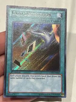 LCYW-EN060 Card Destruction - 1st Edition Secret Rare - Image 1