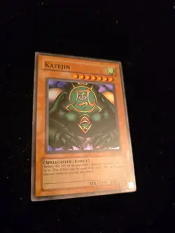 Yu-Gi-Oh! TCG Kazejin Metal Raiders MRD-026 Unlimited Super Rare - Image 5