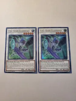 Yugioh - T.G. Star Guardian SAST-EN039 NM 1st ed Ultra Rare x2 - Image 1