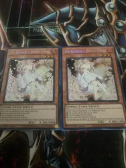 2x Ash Blossom 1st Edition Secret Rare RA04-EN025 Yu-Gi-Oh! - Image 1