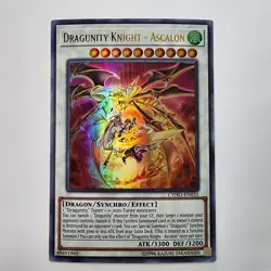 Dragunity Knight - Ascalon - CYHO-EN033 - Ultra Rare - NM - Unlimited - Yugioh - Image 1