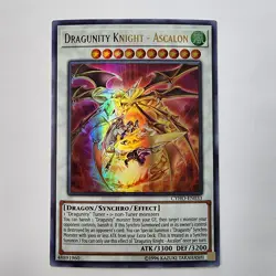 Dragunity Knight - Ascalon - CYHO-EN033 - Ultra Rare - NM - Unlimited - Yugioh - Image 3