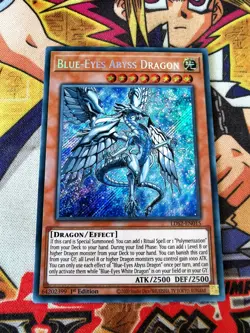 Blue-Eyes Abyss Dragon lds2-en015 1st Edition (NM+) Secret Rare Yu-Gi-Oh! - Image 1