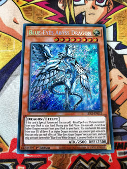 Blue-Eyes Abyss Dragon lds2-en015 1st Edition (NM+) Secret Rare Yu-Gi-Oh! - Image 2