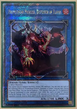 Promethean Princess, Bestower Of Flames PHNI-EN052 Quarter Century Secret Rare - Image 1