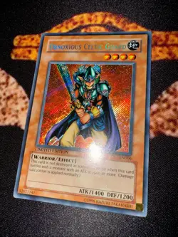YUGIOH • OBNOXIOUS CELTIC GUARD • SECRET RARE • CT1-EN006 • LIMITED EDITION • NM - Image 7