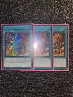 Yugioh 3x Branded Fusion BLTR-EN111 Secret Rare 1st Edition Near Mint - Image 2