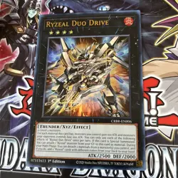 Yugioh Ryzeal Duo Drive CRBR-EN006 Crossover Breakers 1st Edition - Image 1