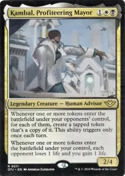 Kambal, Profiteering Mayor - OTJ NM MTG Magic Card - Image 1
