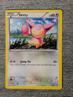 Skitty 28/39 Kalos Starter Set Regular MP Pokemon Card - 876 - Image 1