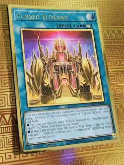 Cursed Eldland MGED-EN048 Maximum Gold 1st Edition NM Yu-Gi-Oh - Image 3