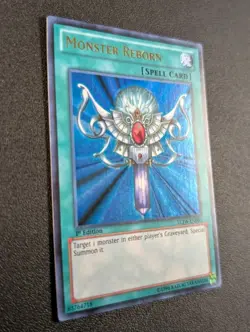 Monster Reborn LCJW-EN060 Ultra Rare 1st Edition LP - Image 5